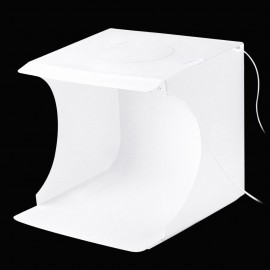 Mini Studio Set 2LED lights+22cm Shadowless lamp softbox lightbox photography accessories lighting props product Shooting Tent B