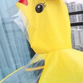 Creative Cartoon Duck Rain Hat Foldable Children Raincoat Umbrella Cape Cute Rain Coat Cloak Universal for Boys Girls Dropship