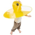 Cute Raincoats Kids Lovely Cartoon Duck Durable Waterproof PVC Hat Raincoat Kids Cloak Umbrella Children Rain Coat Rainwear