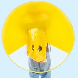 Cute Raincoats Kids Lovely Cartoon Duck Durable Waterproof PVC Hat Raincoat Kids Cloak Umbrella Children Rain Coat Rainwear