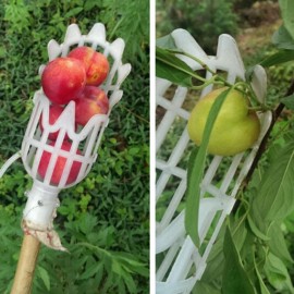 2color Plastic Fruit Picker Catcher Fruit Picking Tool Gardening Farm Garden Hardware Picking Equipment Garden Greenhouse Tool