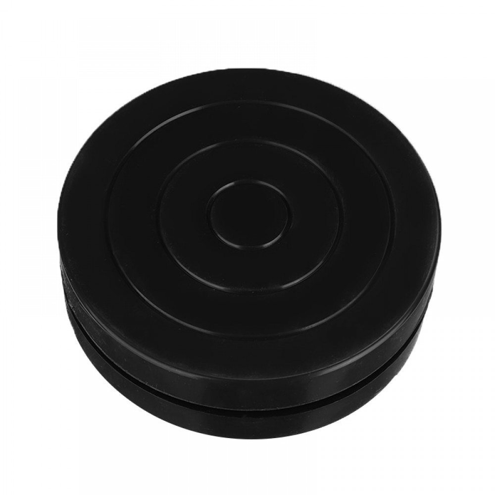 1pc Black Plastic Turntable 360 Flexible Rotation Wheel Pottery Rotary Plate Sculpture Board Clay Sculpture Model-making Tools