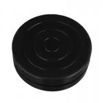 1pc Black Plastic Turntable 360 Flexible Rotation Wheel Pottery Rotary Plate Sculpture Board Clay Sculpture Model-making Tools