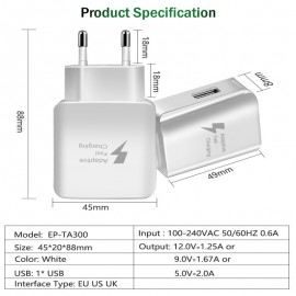 Universal USB Phone Charger EU US Plug Travel Wall Fast Charger Adapter Mobile Phone Chargers For Samsung Xiaomi Huawei Tablets