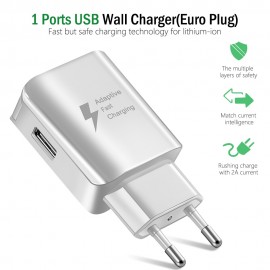 Universal USB Phone Charger EU US Plug Travel Wall Fast Charger Adapter Mobile Phone Chargers For Samsung Xiaomi Huawei Tablets