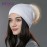 ENJOYFUR Winter women real fur pom pom hats wool knitted thick warm lined beanies hat lady fashion bobble ski caps