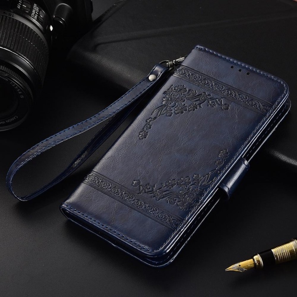 Flip Leather Case For Doogee X60L Fundas Printed Flower 100% Special wallet stand case with Strap